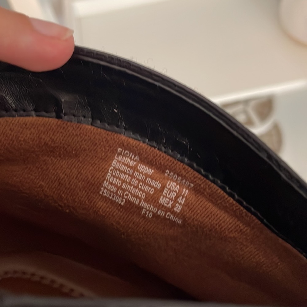 Earth Spirit Leather Heeled Boots Brown Only 11 - Picture 14 of 16